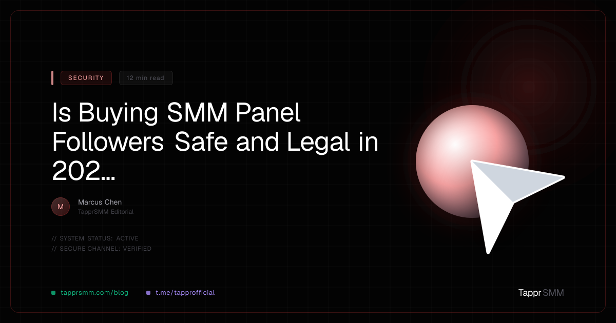 Is Buying SMM Panel Followers Safe and Legal in 2026?