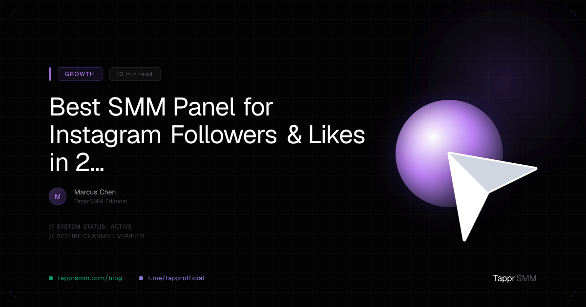 Best SMM Panel for Instagram Followers & Likes in 2026