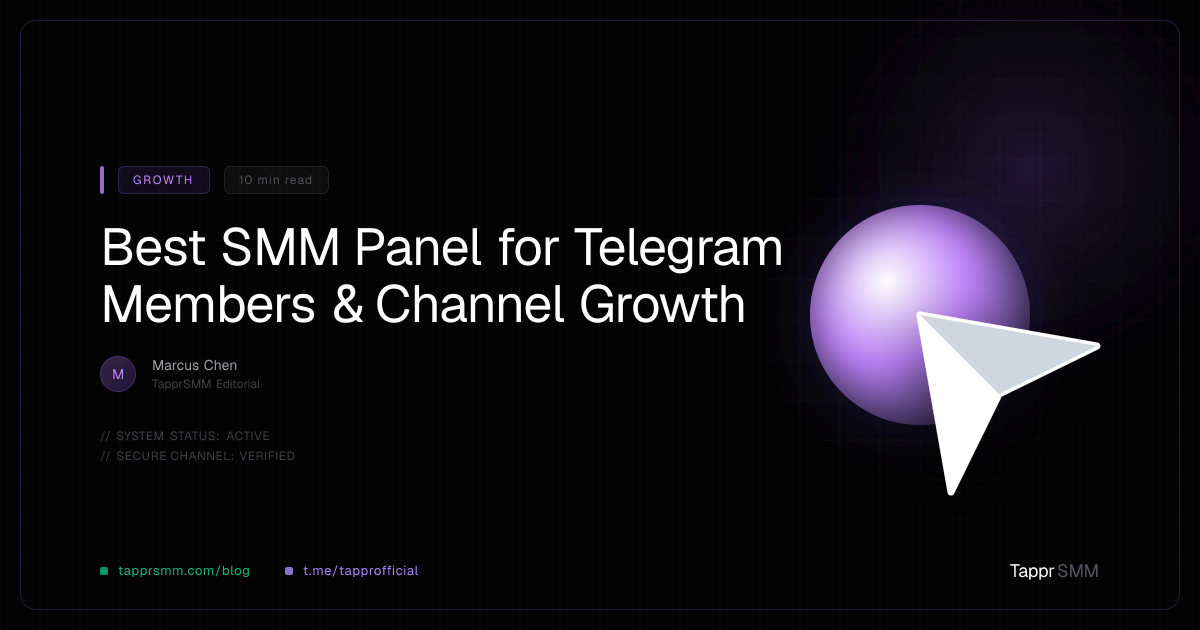 Best SMM Panel for Telegram Members & Channel Growth