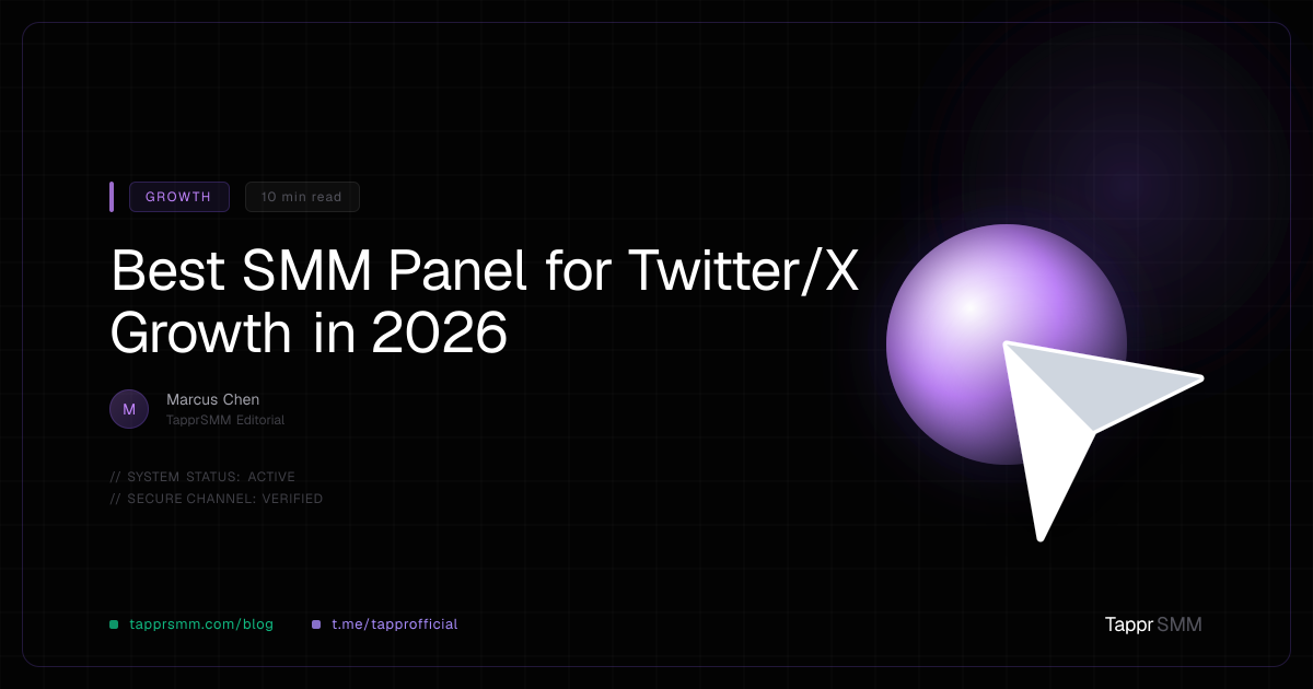 Best SMM Panel for Twitter/X Growth in 2026